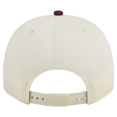 Men's New Era Cream/Maroon Virginia Tech Hokies Vintage Chainstitch 9FIFTY A-Frame Snapback Hat