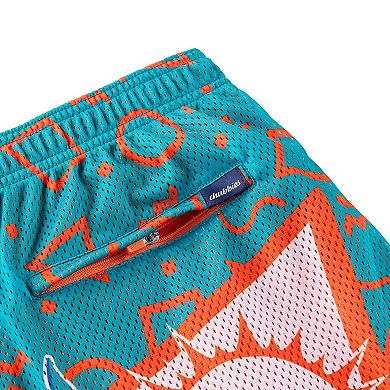 Men's Chubbies Teal Miami Dolphins Mesh Shorts