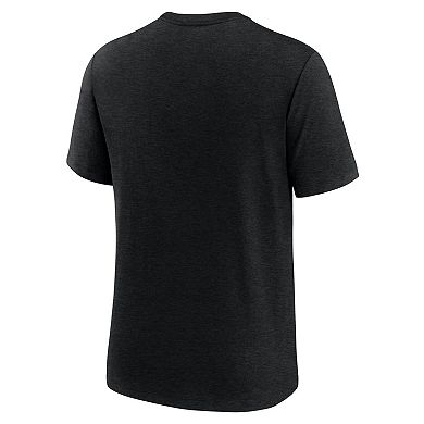Men's Nike Justin Jefferson Heather Black Minnesota Vikings Player Graphic T-Shirt