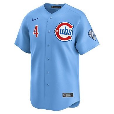 Men's Nike Pete Crow-Armstrong Light Blue Chicago Cubs Alternate Limited Player Jersey