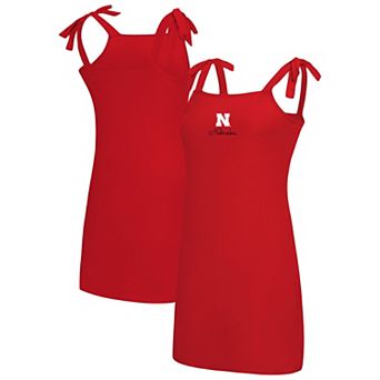 Women's Concepts Sport Scarlet Nebraska Huskers Tie-Shoulder Nightdress