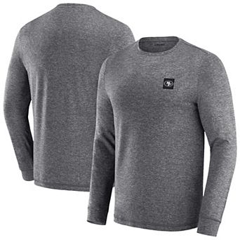 Men's J. Palmer Heather Black San Francisco 49ers Four Down Long Sleeve T-Shirt