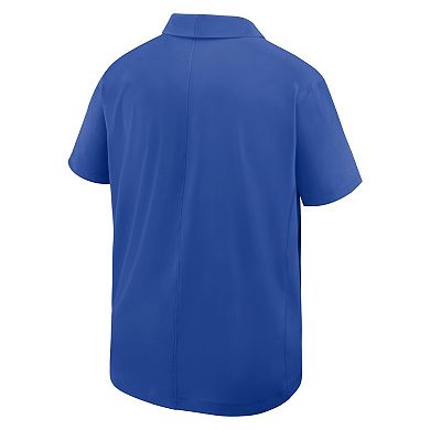 Men's Nike Royal Boise State Broncos Woven Polo