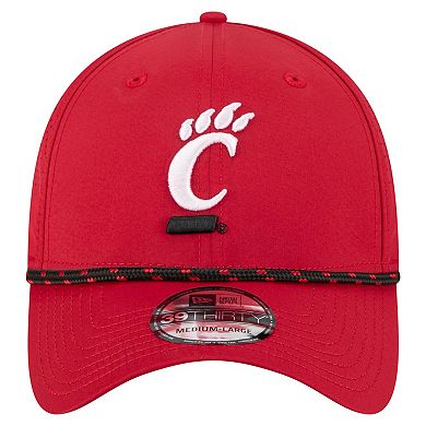 Men's New Era Red Cincinnati Bearcats Rope 39THIRTY Flex Hat