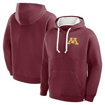 Men's Fanatics Maroon Minnesota Golden Gophers Hometown Premium Rise And Conquer Half-Zip Hoodie