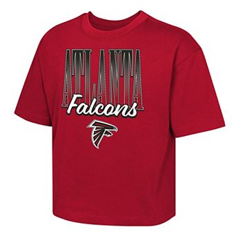 Girls Youth Outerstuff Red Atlanta Falcons Big City Boxy T-Shirt