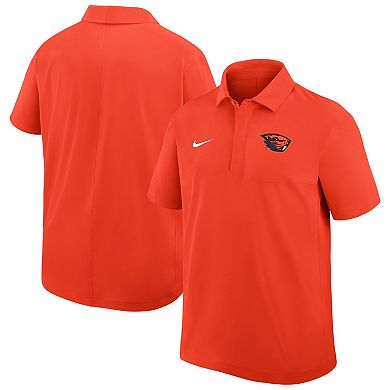 Men's Nike Orange Oregon State Beavers Woven Polo