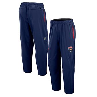 Men's Fanatics Navy Florida Panthers Authentic Pro Rink Coaches Pants