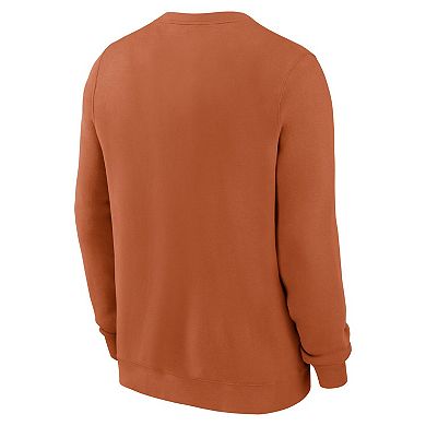 Men's Nike Texas Orange Texas Longhorns Arch Pullover Sweatshirt