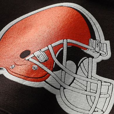 Toddler Brown Cleveland Browns Logo Pullover Hoodie