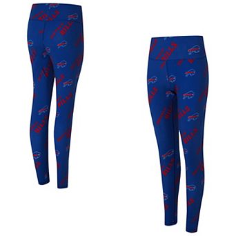 Women's Concepts Sport Royal Buffalo Bills Mosaic Allover Print Leggings