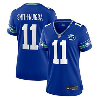 Women's Nike Jaxon Smith-Njigba Royal Seattle Seahawks Alternate 2 50th Season Game Jersey
