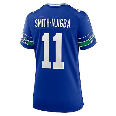 Women's Nike Jaxon Smith-Njigba Royal Seattle Seahawks Alternate 2 50th Season Game Jersey