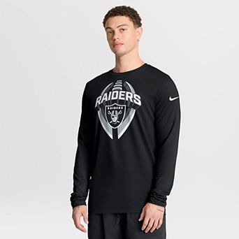 Men's Nike Black Las Vegas Raiders Primetime Legend Icon Performance Long Sleeve T-Shirt