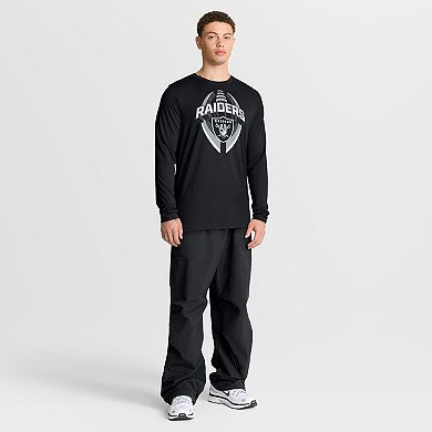 Men's Nike Black Las Vegas Raiders Primetime Legend Icon Performance Long Sleeve T-Shirt