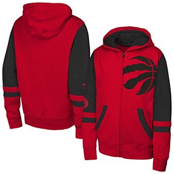 Youth Outerstuff Red Toronto Raptors Straight to the League Full-Zip Hoodie