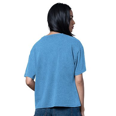 Women's Starter Light Blue Tennessee Titans Oversized Hall of Fame T-Shirt