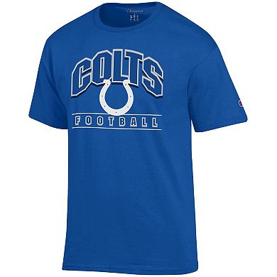 Men's Champion Royal Indianapolis Colts Football T-Shirt