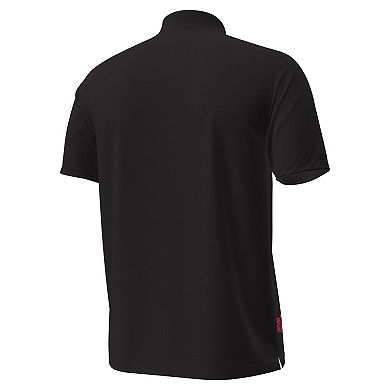 Men's Under Armour Black Maryland Terrapins Performance Drive Chest Stripe Polo