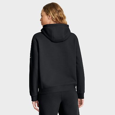 Women's Nike Black Detroit Lions Club Fleece Pullover Hoodie