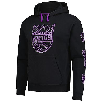 Unisex Stadium Essentials Black Sacramento Kings Elementized Pullover Hoodie