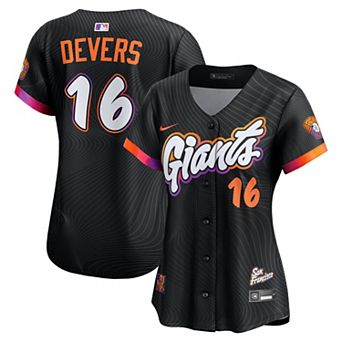 Women's Nike Rafael Devers Black San Francisco Giants 2025 City Connect Limited Player Jersey