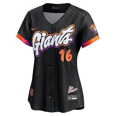 Women's Nike Rafael Devers Black San Francisco Giants 2025 City Connect Limited Player Jersey
