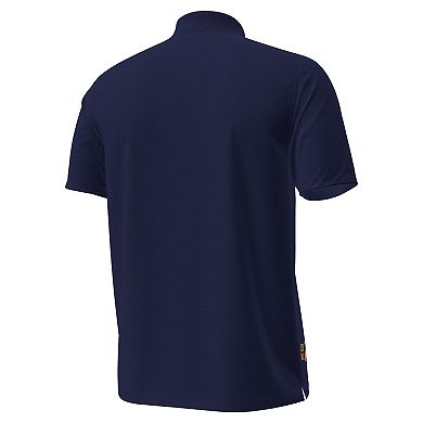 Men's Under Armour Navy Notre Dame Fighting Irish Performance Drive Chest Stripe Polo