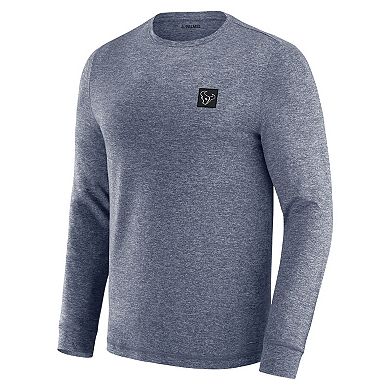 Men's J. Palmer Navy Houston Texans Four Down Long Sleeve T-Shirt