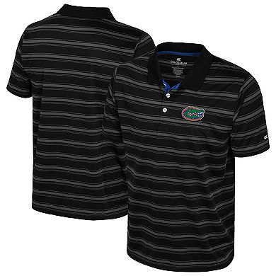 Men's Colosseum Black Florida Gators Milk Steak Polo