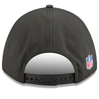 Youth New Era Black Las Vegas Raiders 2025 Sideline 9FORTY Adjustable Hat