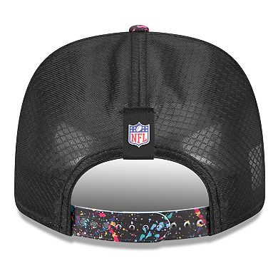 Men's New Era Black Miami Dolphins 2025 NFL Crucial Catch 9SEVENTY Adjustable Hat
