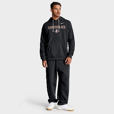 Men's Nike Black Florida State Seminoles 2025 Sideline Standard Issue Dri-FIT Hoodie