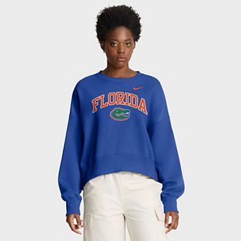 Women's Nike Royal Florida Gators Oversized Phoenix Arch Pullover Sweatshirt