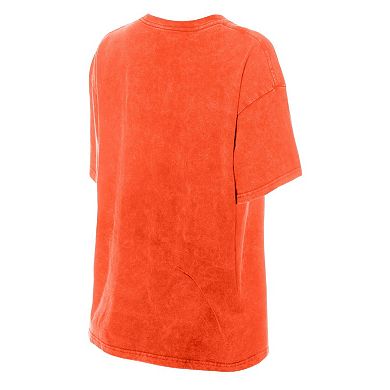 Women's New Era Orange San Francisco Giants Mineral Wash Oversized T-Shirt