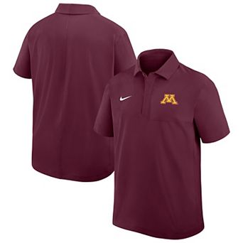 Men's Nike Maroon Minnesota Golden Gophers Woven Polo