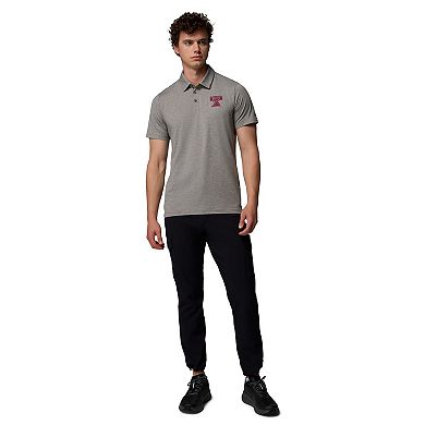 Men's Columbia Gray Texas A&M Aggies Tech Trail Polo
