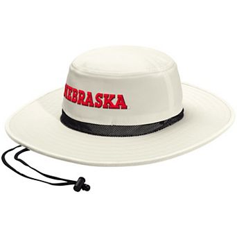 Unisex adidas Cream Nebraska Huskers Wide Brim Boonie Bucket Hat