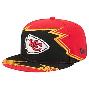 Men's New Era Red/Black Kansas City Chiefs Break 59FIFTY Fitted Hat