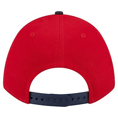 Men's New Era Red/Navy Washington Nationals Arch 9FORTY A-Frame M-Crown Adjustable Hat