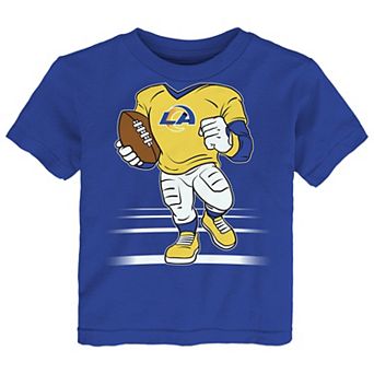 Toddler Outerstuff Royal Los Angeles Rams Game Fit T-Shirt