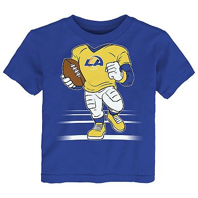 Toddler Outerstuff Royal Los Angeles Rams Game Fit T-Shirt