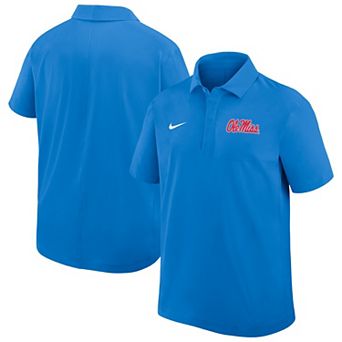 Men's Nike Powder Blue Ole Miss Rebels Woven Polo