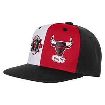 Youth Mitchell & Ness Black Chicago Bulls 20th Anniversary Duo Front Snapback Hat