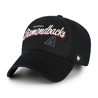 Women's '47 Black Arizona Diamondbacks Ariana Clean Up Adjustable Hat