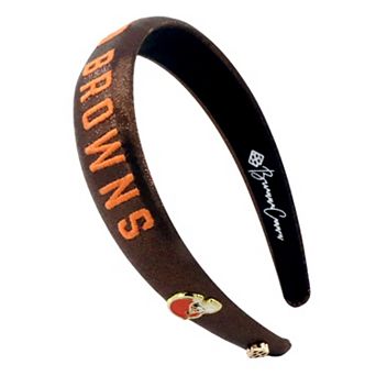 Brianna Cannon Cleveland Browns Thin Embroidered Headband