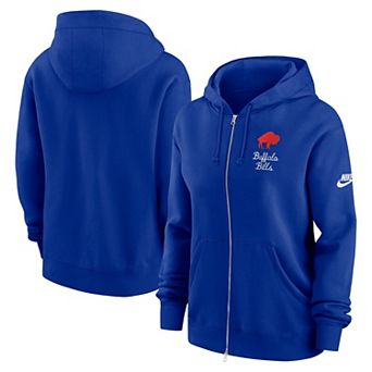 Women's Nike Royal Buffalo Bills Phoenix Rewind Full-Zip Hoodie