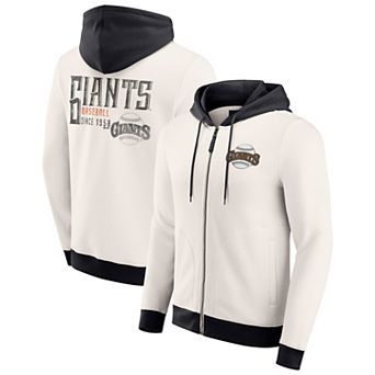 Men's Darius Rucker Collection by Fanatics Cream San Francisco Giants Polar Fleece Full-Zip Hoodie