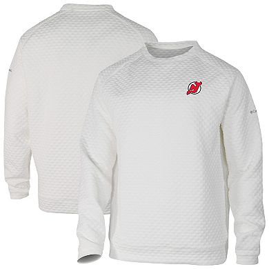 Men's Columbia White New Jersey Devils The Finder Sweatshirt