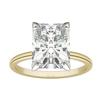 Charles & Colvard 3 7/8 Carat T.W. Lab Created Moissanite Radiant Solitaire Ring